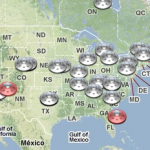 New feature: up-to-date UFO sightings map