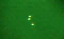 Night vision capture of 3 UFOs near Powhatan, Virginia