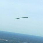 Pilots photograph rod shaped UFO over Söderköping, Sweden