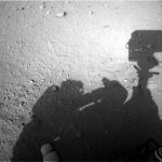 Is someone cleaning the NASA Mars rover Curiosity?