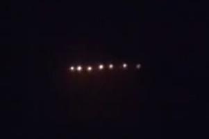 Strange lights over Bessemer, Michigan